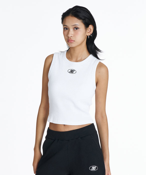 DC Shoes ウィメンズ 26 WS TELECO CROPPED  TANKTOP タンクトップ 【2026年夏モデル】 WHT / L