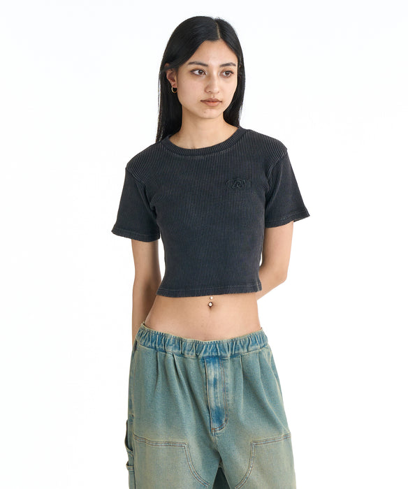 DC SHOES ウィメンズ 26 WS TELECO SHORT S Tシャツ 【2026年春夏モデル】 BKS / M