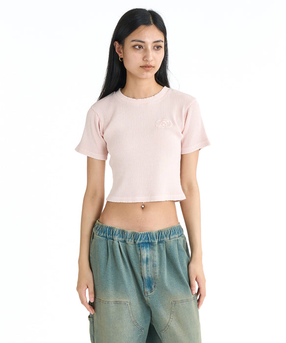 DC SHOES ウィメンズ 26 WS TELECO SHORT S Tシャツ 【2026年春夏モデル】 PKS / M