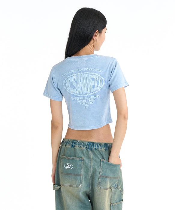 DC SHOES ウィメンズ 26 WS HIDDEN SHORT S Tシャツ 【2026年春夏モデル】 BLS / M