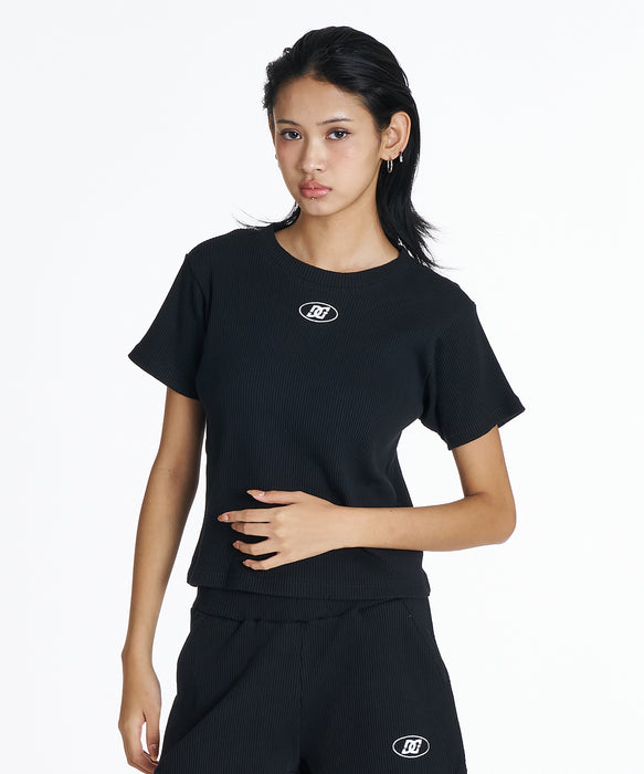 DC Shoes ウィメンズ 26 WS TELECO JF SS Tシャツ 【2026年夏モデル】 BLK / L