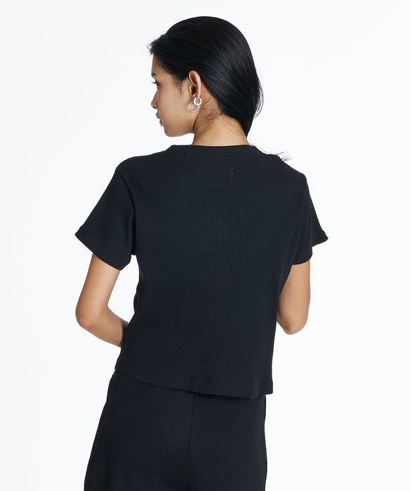 DC Shoes ウィメンズ 26 WS TELECO JF SS Tシャツ 【2026年夏モデル】 BLK / L