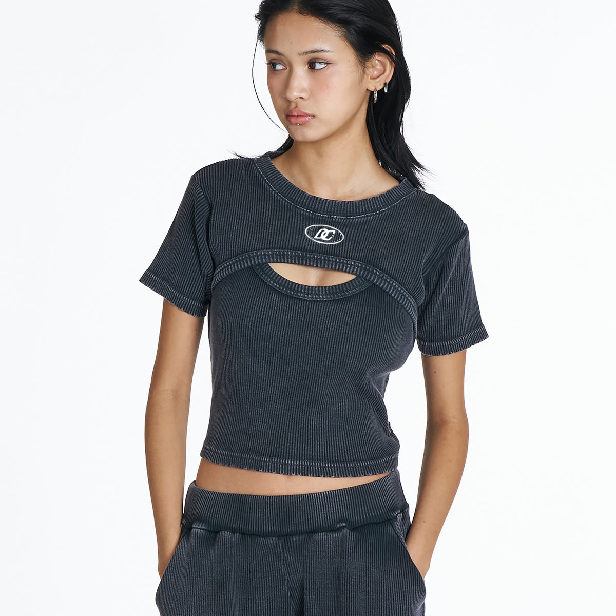 DC Shoes ウィメンズ 26 WS TELECO LAYERD SS Tシャツ 【2026年夏モデル】