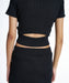 DC Shoes ウィメンズ 26 WS TELECO LAYERD SS Tシャツ 【2026年夏モデル】 BLK / M