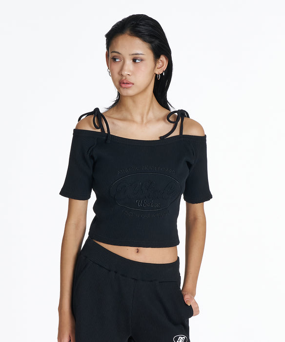 DC Shoes ウィメンズ 26 WS TELECO OF SS Tシャツ 【2026年夏モデル】 BLK / M