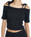DC Shoes ウィメンズ 26 WS TELECO OF SS Tシャツ 【2026年夏モデル】 BLK / M
