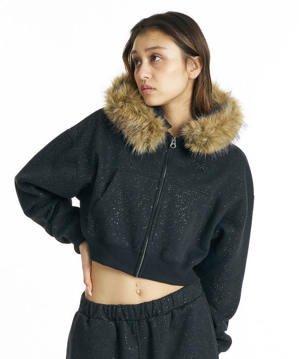 DC SHOES ウィメンズ 26 WS FUR HIDDEN ZH スウェットジャケット 【2026年秋冬モデル】 BKG / L