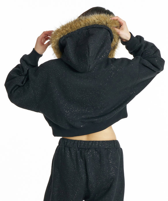 DC SHOES ウィメンズ 26 WS FUR HIDDEN ZH スウェットジャケット 【2026年秋冬モデル】 BKG / L