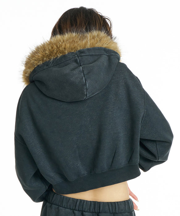 DC SHOES ウィメンズ 26 WS FUR HIDDEN ZH スウェットジャケット 【2026年秋冬モデル】 BKS / L