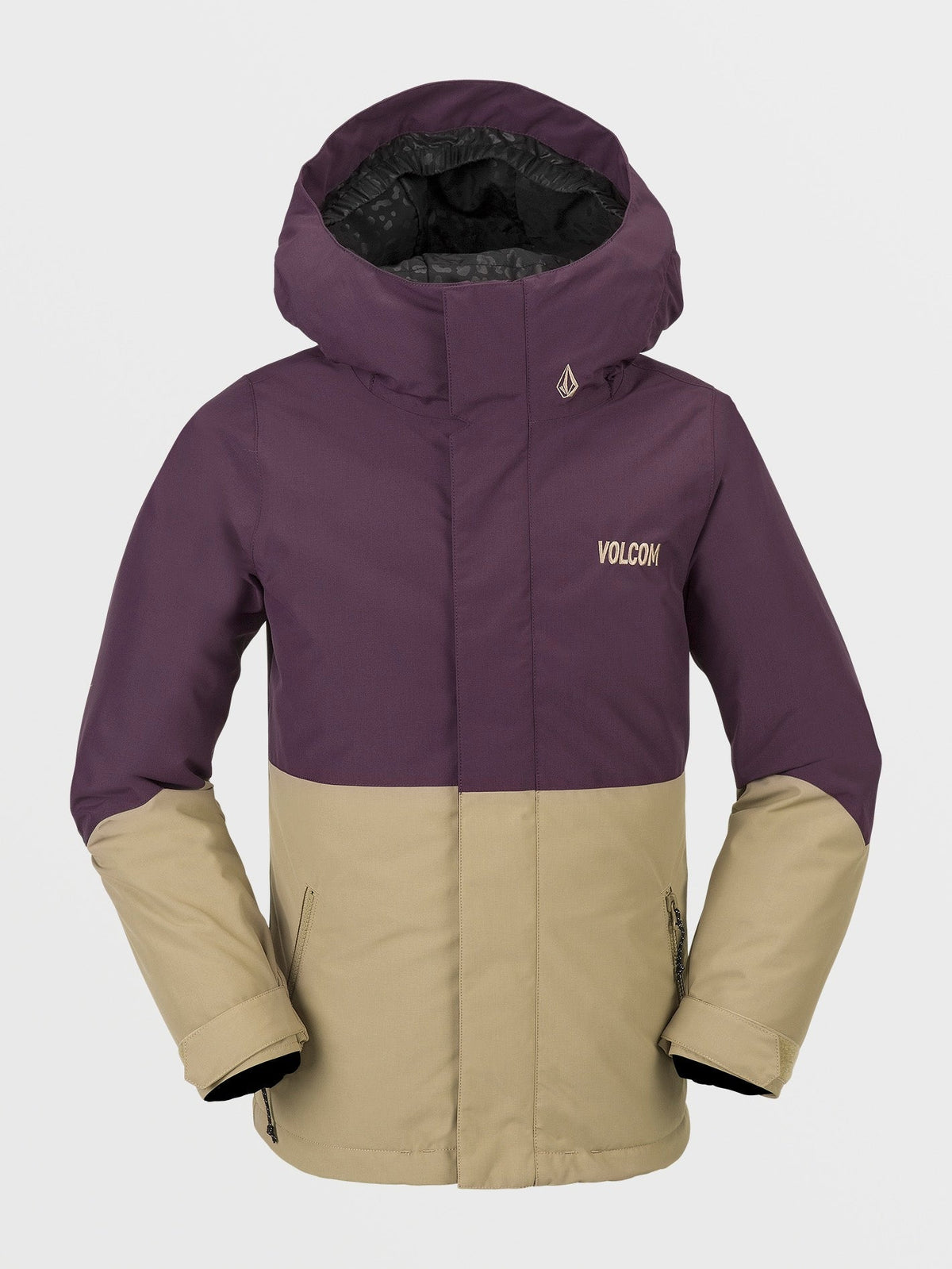 OUTLET】VOLCOM Kids Sass'N'Fras Insulated Jacket - Blackberry