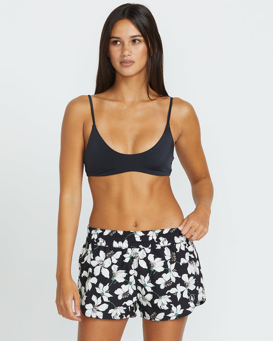 【OUTLET】VOLCOM Midnight Lily Boardshorts - Black