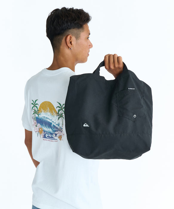 QUIKSILVER メンズ EVERYDAY TOTE トートバッグ ノンストレッチ・撥水