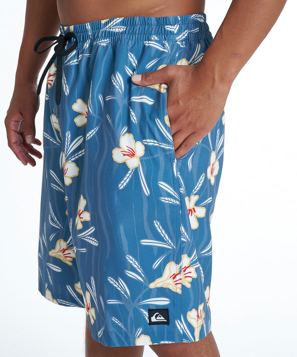 QUIKSILVER メンズ BOTANICAL VOLLEY 20NB ボードショーツ 【2026年夏モデル】 BLU / XL
