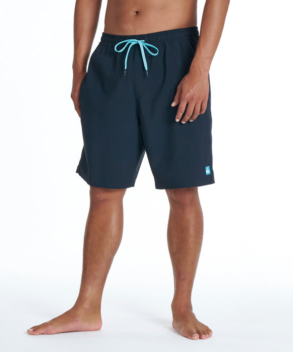 QUIKSILVER メンズ SOLID VOLLEY 19NB ボードショーツ 【2026年夏モデル】 BLK / 2XL