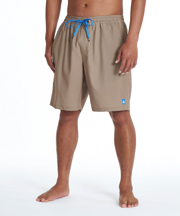 QUIKSILVER メンズ SOLID VOLLEY 19NB ボードショーツ 【2026年夏モデル】 KHA / 2XL