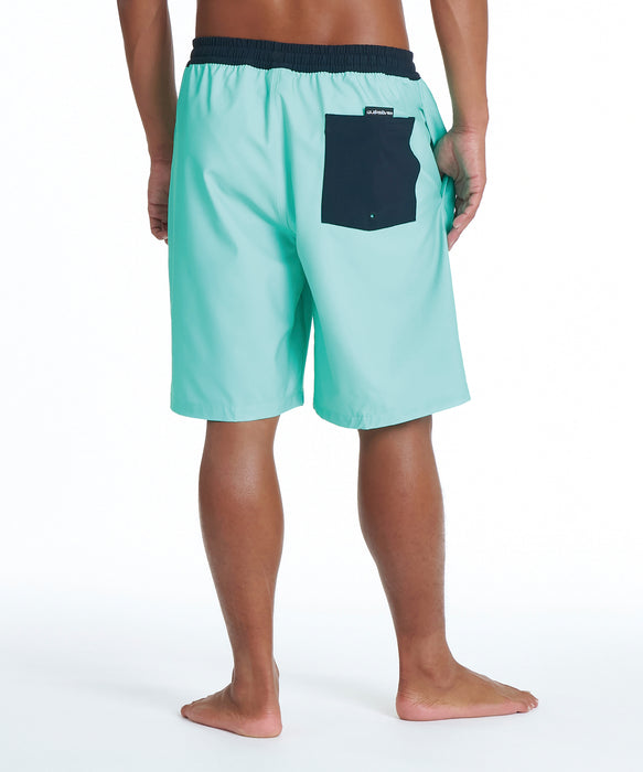 QUIKSILVER メンズ COLOR BLOCK VOLLEY 20NB ボードショーツ 【2026年夏モデル】 TBL / 2XL