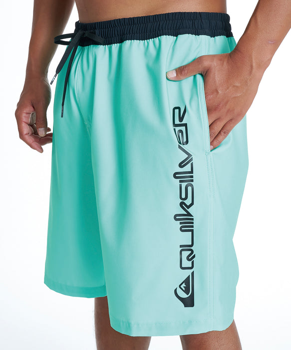 QUIKSILVER メンズ COLOR BLOCK VOLLEY 20NB ボードショーツ 【2026年夏モデル】 TBL / 2XL