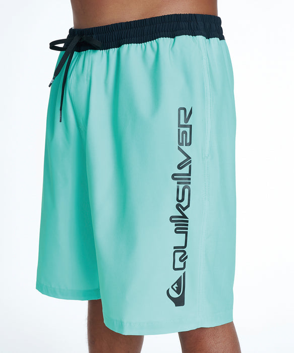 QUIKSILVER メンズ COLOR BLOCK VOLLEY 20NB ボードショーツ 【2026年夏モデル】 TBL / 2XL