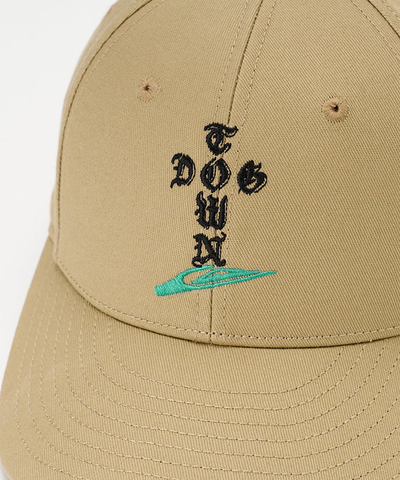 <QUIKSILVER X DOGTOWN>メンズ DTQS CROSS LOGO CAP ロゴキャップ【2026年夏モデル】