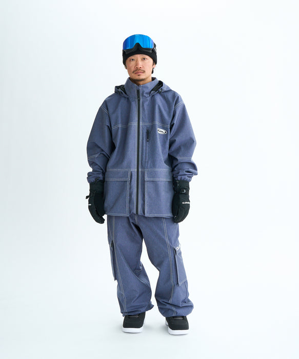 QUIKSILVER メンズ QUIK JEAN JK スノージャケット 【25-26SNOWモデル】 BZM0 / XL