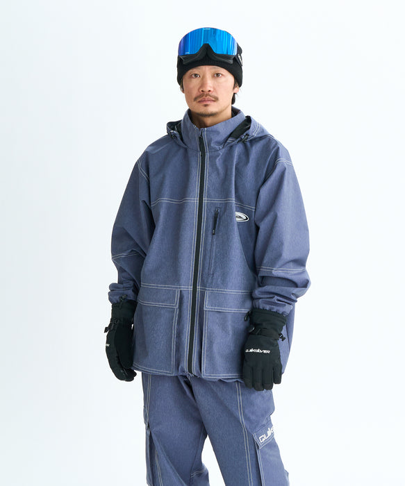 QUIKSILVER メンズ QUIK JEAN JK スノージャケット 【25-26SNOWモデル】 BZM0 / XL