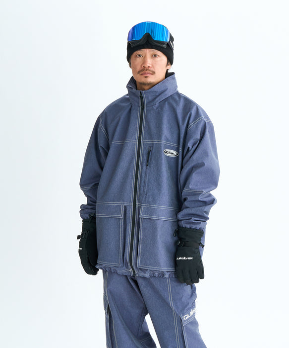QUIKSILVER メンズ QUIK JEAN JK スノージャケット 【25-26SNOWモデル】 BZM0 / XL