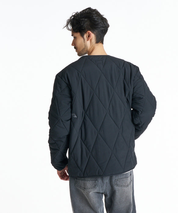 QUIKSILVER メンズ DNA AIR MICRO RIP CARDIGAN ジャケット 【2026年秋冬モデル】 BLK / XL