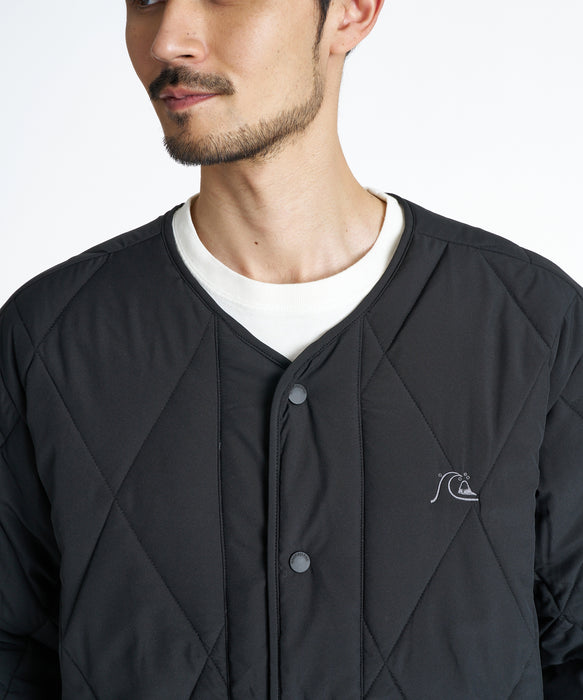 QUIKSILVER メンズ DNA AIR MICRO RIP CARDIGAN ジャケット 【2026年秋冬モデル】 BLK / XL