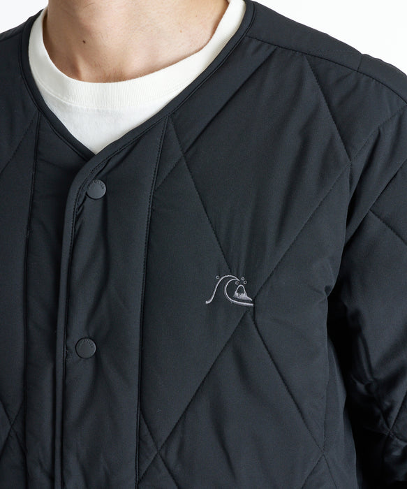 QUIKSILVER メンズ DNA AIR MICRO RIP CARDIGAN ジャケット 【2026年秋冬モデル】 BLK / XL