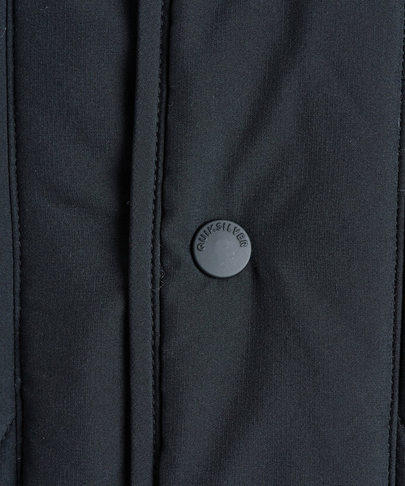 QUIKSILVER メンズ DNA AIR MICRO RIP CARDIGAN ジャケット 【2026年秋冬モデル】 BLK / XL