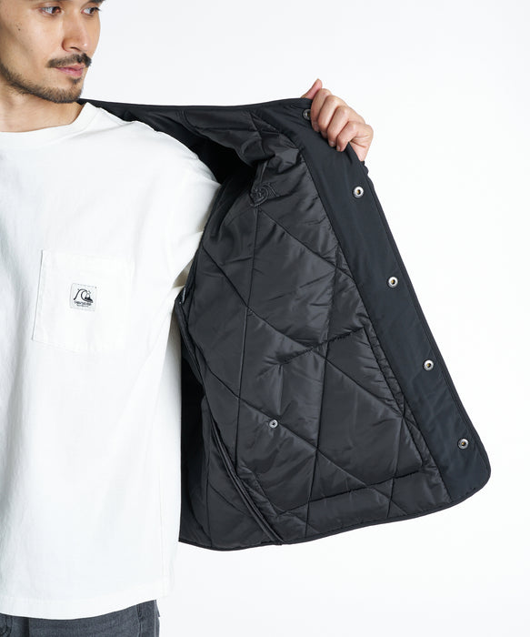 QUIKSILVER メンズ DNA AIR MICRO RIP CARDIGAN ジャケット 【2026年秋冬モデル】 BLK / XL