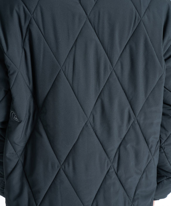 QUIKSILVER メンズ DNA AIR MICRO RIP CARDIGAN ジャケット 【2026年秋冬モデル】 BLK / XL