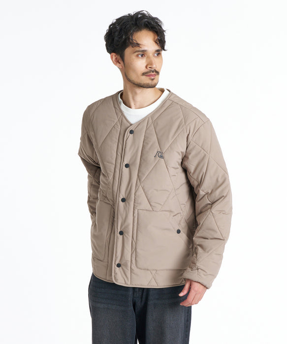 QUIKSILVER メンズ DNA AIR MICRO RIP CARDIGAN ジャケット 【2026年秋冬モデル】 KHA / XL