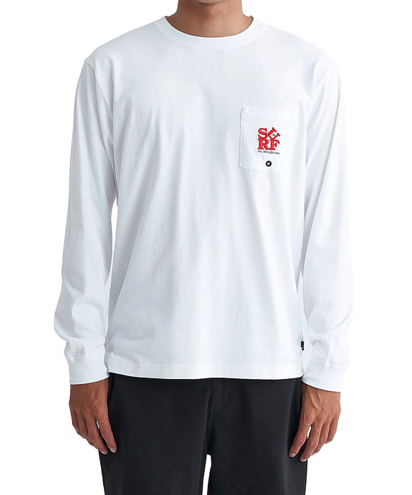 OUTLET】QUIKSILVER メンズ SURF LT 長袖Tシャツ レギュラーフィット