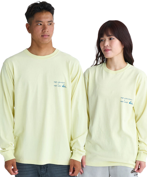 QUIKSILVER メンズ/ユニセックス NEW HD LT 長袖Tシャツ ロンT USコットン レギュラーフィット 【2026年春夏モデル】