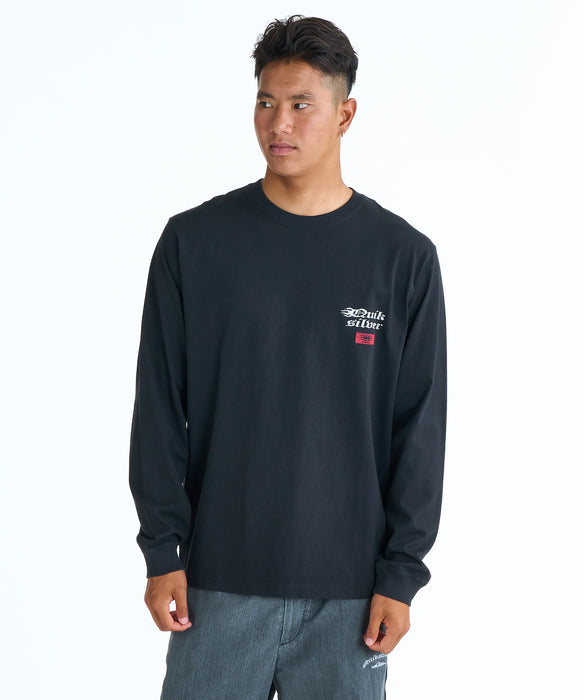 QUIKSILVER メンズ BW MERCURY LT ロンT 【2026年春夏モデル】 BLK1 / XL