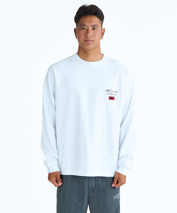 QUIKSILVER メンズ BW MERCURY LT ロンT 【2026年春夏モデル】 WHT / XL