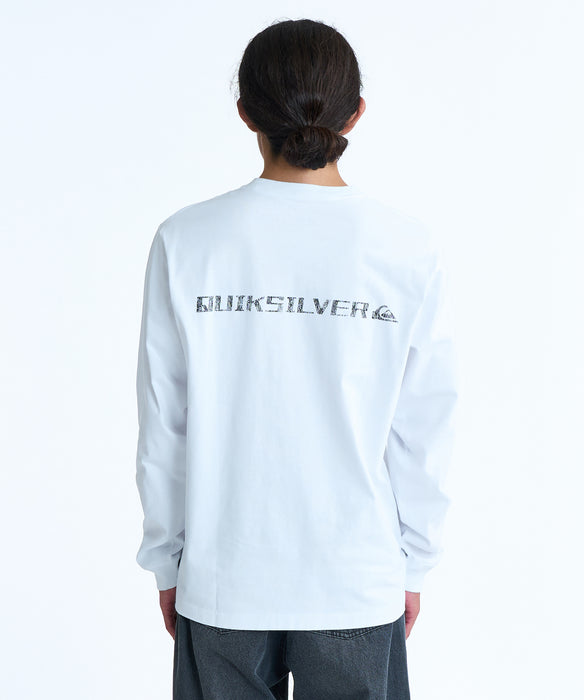 QUIKSILVER メンズ BW DOUBLE SIDED QSMW LT ロンT 【2026年春夏モデル】 WHT / XL