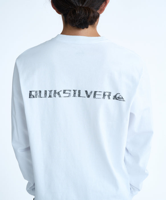 QUIKSILVER メンズ BW DOUBLE SIDED QSMW LT ロンT 【2026年春夏モデル】 WHT / XL