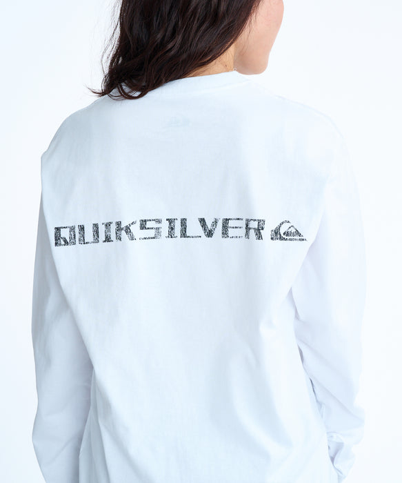 QUIKSILVER メンズ BW DOUBLE SIDED QSMW LT ロンT 【2026年春夏モデル】 WHT / XL