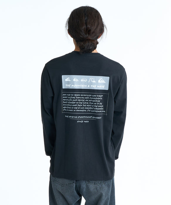 QUIKSILVER メンズ BW HISTORY FRAME LT ロンT 【2026年春夏モデル】 BLK / XL