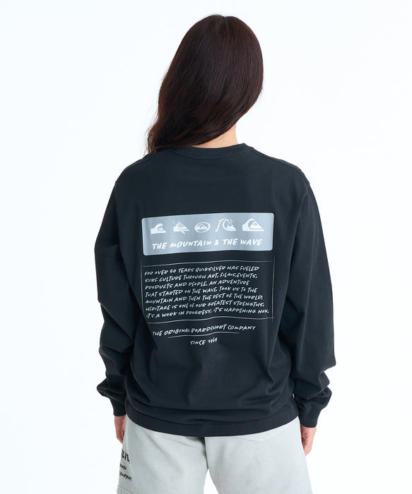 QUIKSILVER メンズ BW HISTORY FRAME LT ロンT 【2026年春夏モデル】 BLK / XL