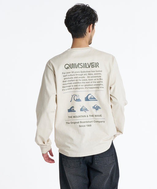 QUIKSILVER メンズ DNA POCKET LT ロンT 【2026年秋冬モデル】 BGE / XL
