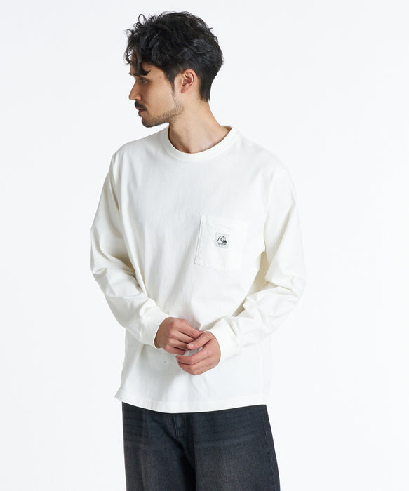QUIKSILVER メンズ DNA POCKET LT ロンT 【2026年秋冬モデル】 WHT / XL