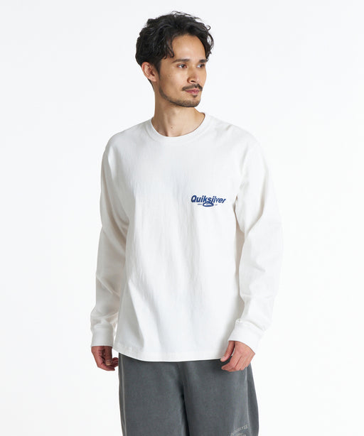 QUIKSILVER メンズ DEEP HOUSE LT ロンT 【2026年秋冬モデル】 WHT / XL