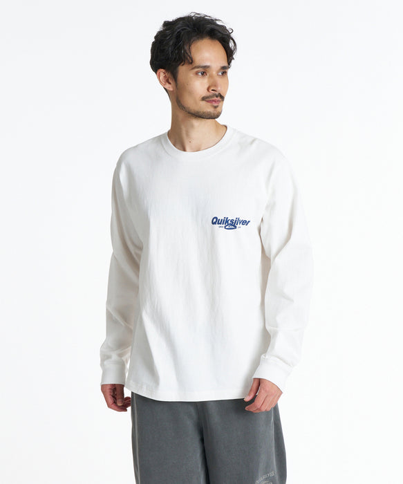 QUIKSILVER メンズ DEEP HOUSE LT ロンT 【2026年秋冬モデル】 WHT / XL
