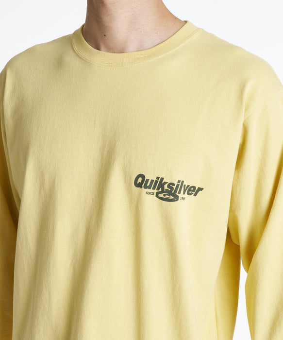 QUIKSILVER メンズ DEEP HOUSE LT ロンT 【2026年秋冬モデル】 YEL / XL