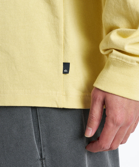QUIKSILVER メンズ DEEP HOUSE LT ロンT 【2026年秋冬モデル】 YEL / XL