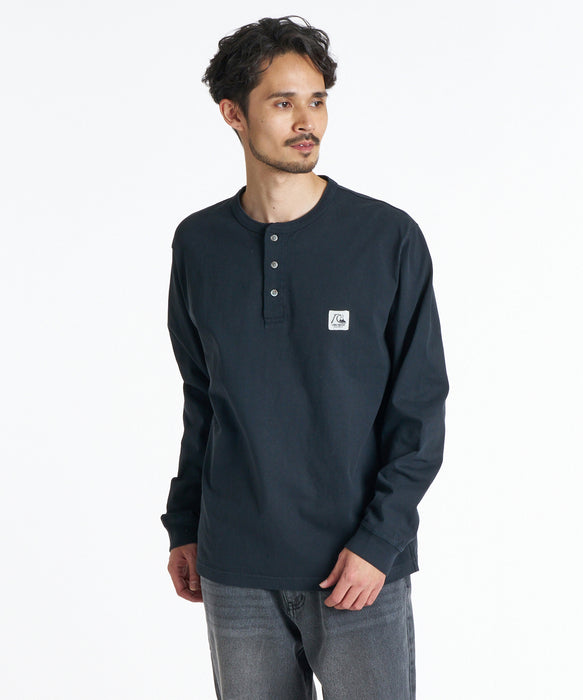 QUIKSILVER メンズ DNA HENLY LT ロンT 【2026年秋冬モデル】 BLK / XL