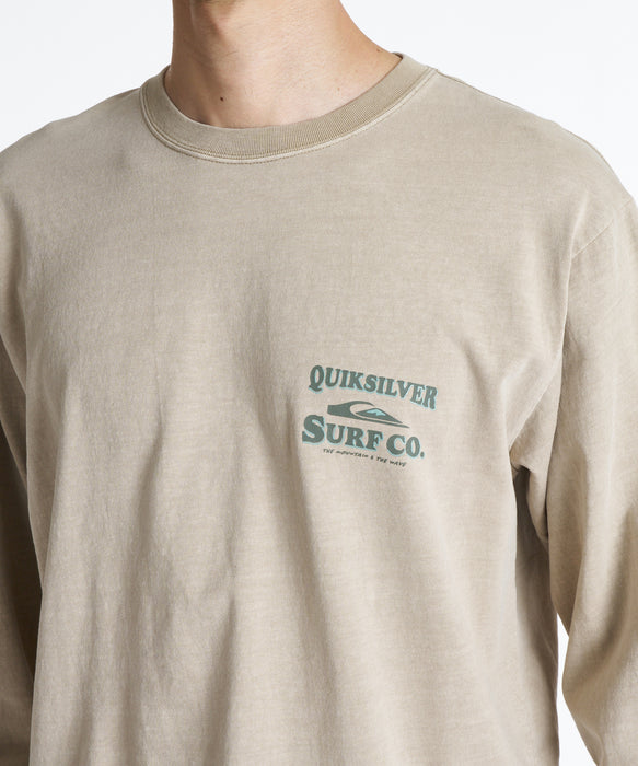 QUIKSILVER メンズ SURF CO LT ロンT 【2026年秋冬モデル】 BGE / XL